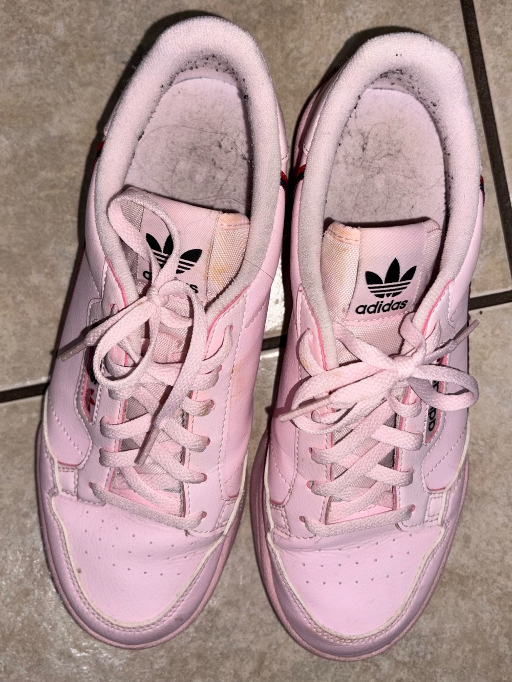 adidas continental Women’s Light Pink Low-Top Sneakers size 7 - Picture 4 of 7